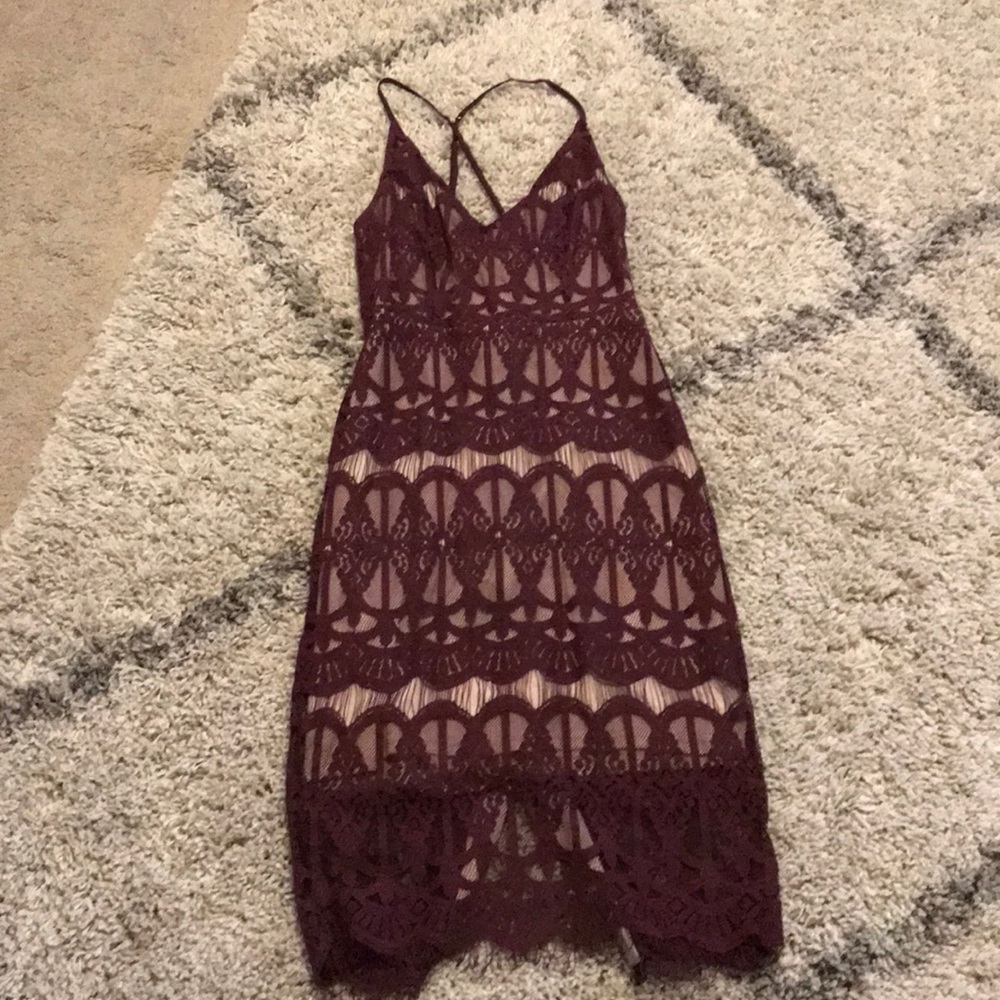Maroon Vici Dress